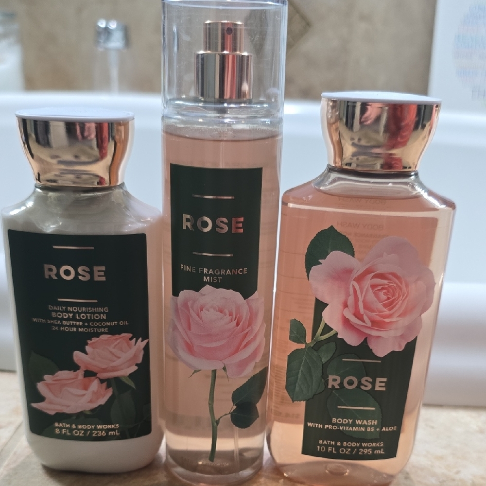 Bath & Body Works Rose Collection with Gift Bag